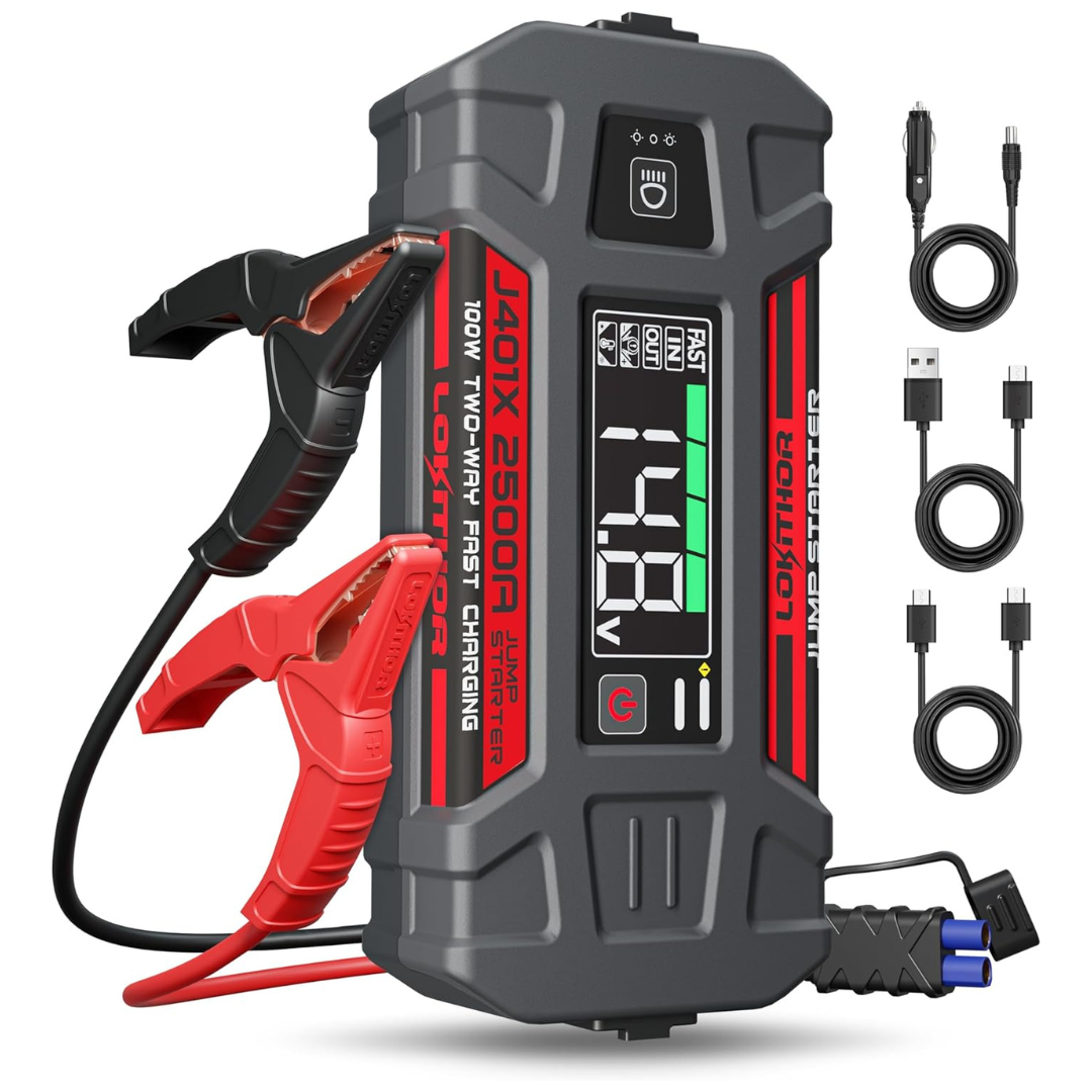 J401X 2500A 12V Portable Jump Starter