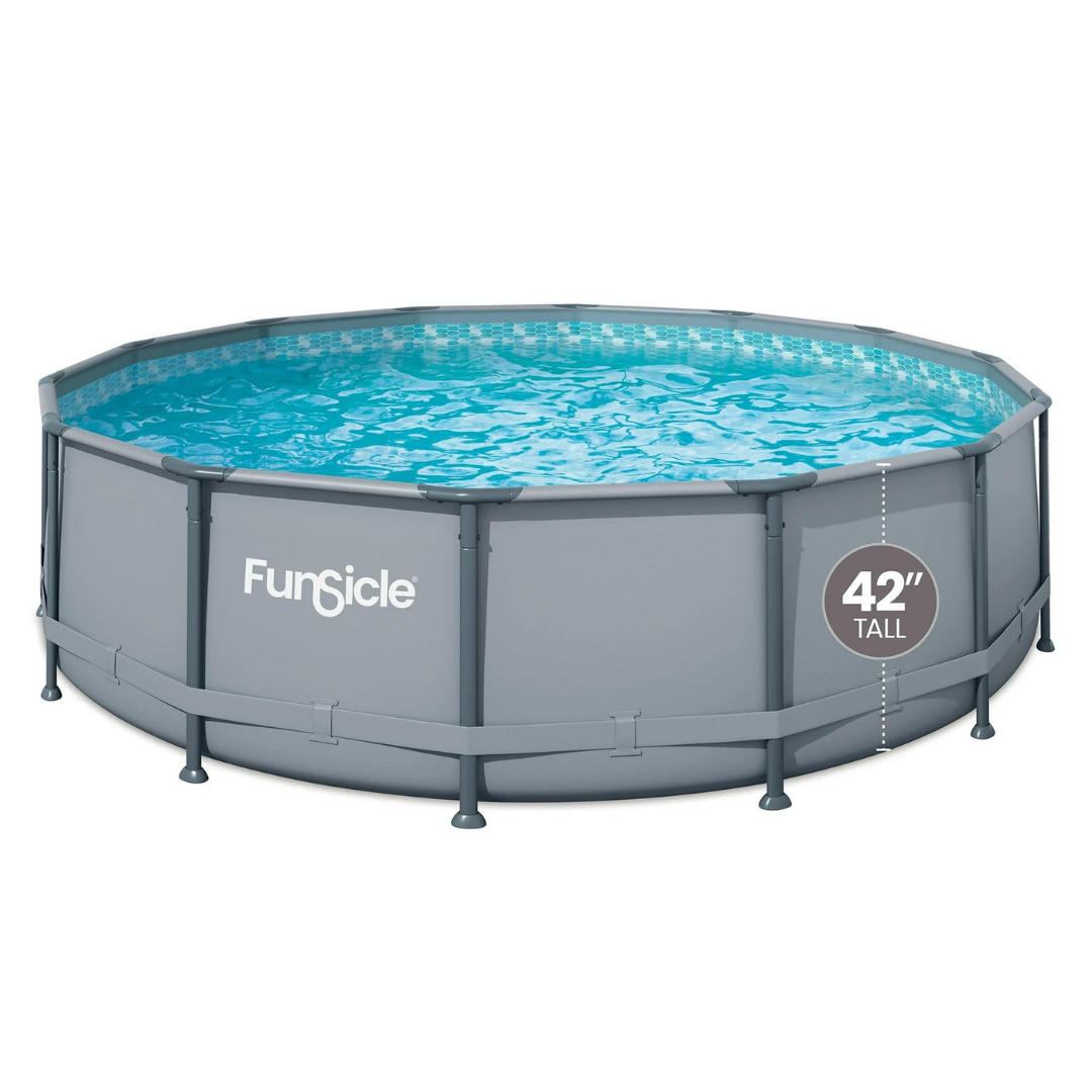 Above Ground 14' Metal Frame Swimming Pool