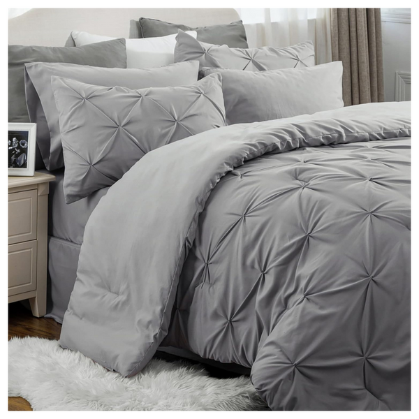 Bedsure Bed In A Bag Queen 7 Piece Comforter Set