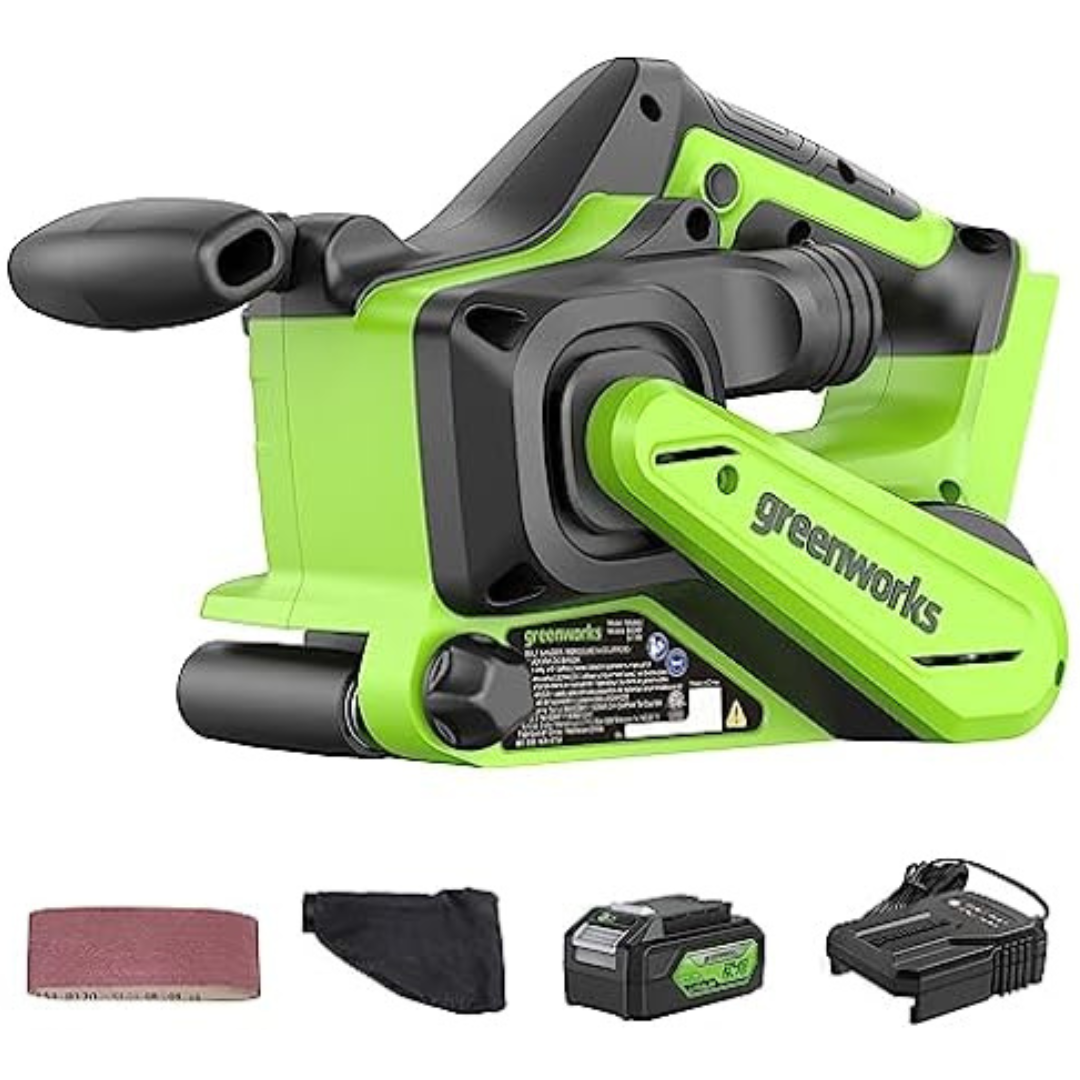 Greenworks 24V Brushless Cordless 3" X 18" Belt Sander Kit