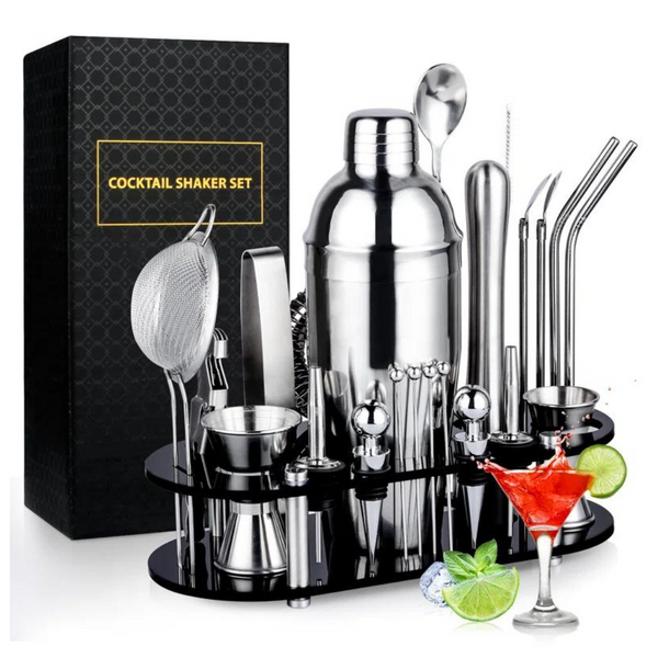 25-Piece Prep & Savour Stainless Steel Bar Tool Set