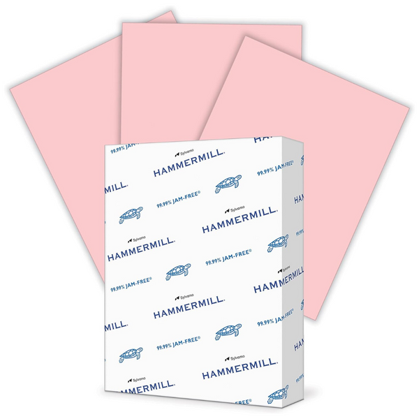 500-Sheets Hammermill 8-1/2 X 11 Colored 20Lb Pink Printer Paper