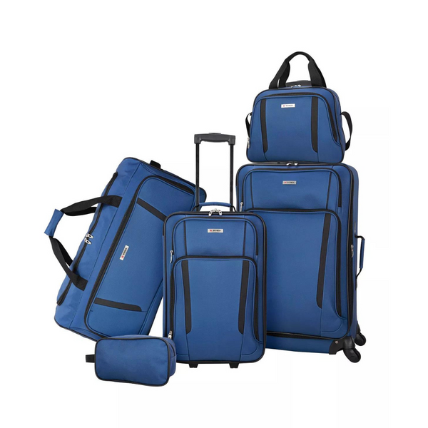 5-Piece Tag Freehold Softside Spinner Luggage Set (4 Colors)