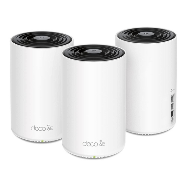 3-Pack TP-Link Deco AXE5400 Tri-Band WiFi 6E Mesh System