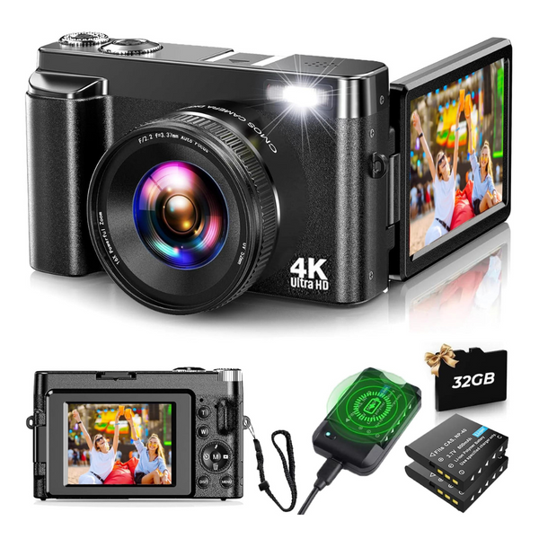 ACTITOP 48MP 4K Ultra HD Digital Camera