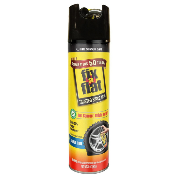 Fix-a-Flat S60430 Aerosol Emergency Flat Tire Repair And Inflator (20 Oz)