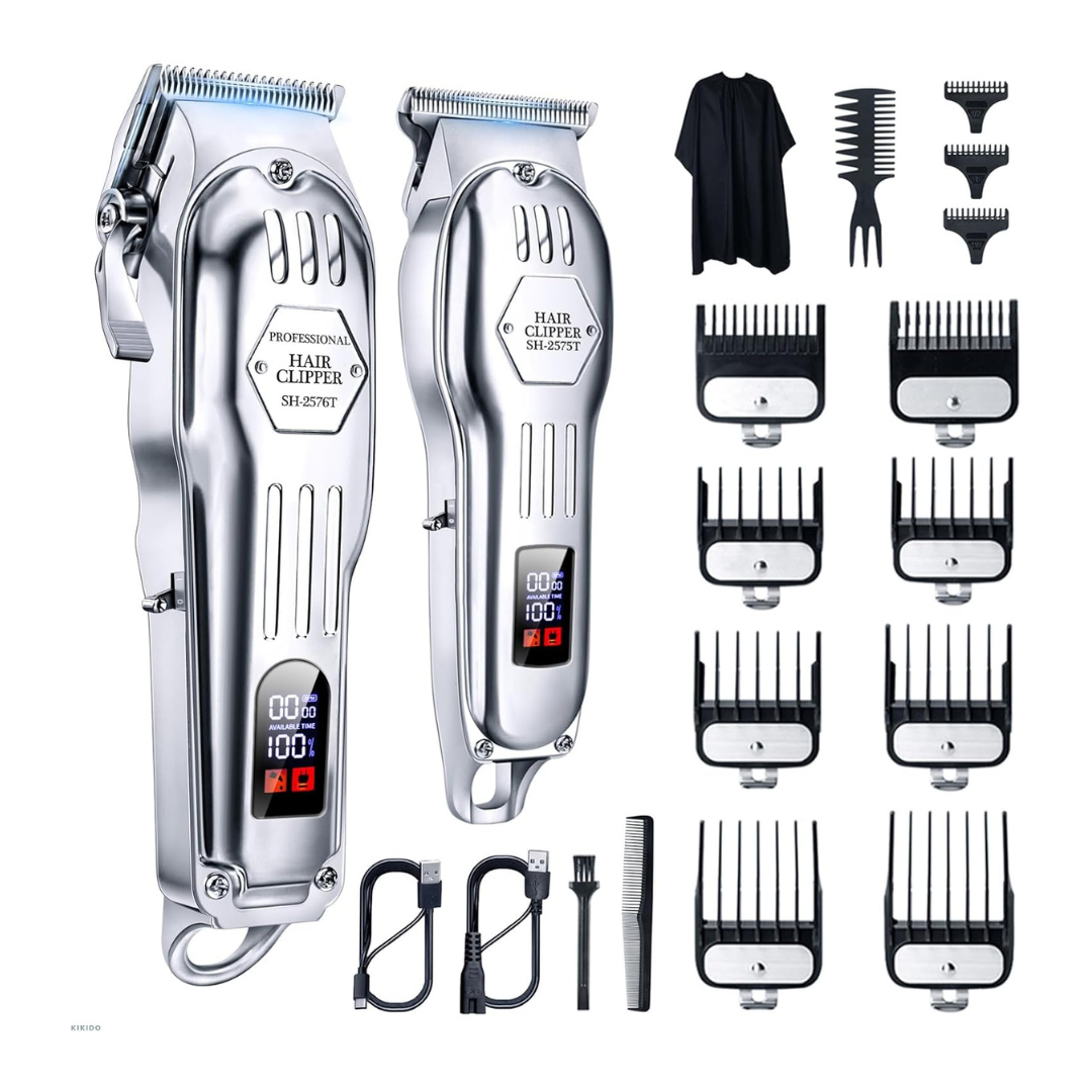 Kikido Professional Rechargeable Cordless Hair Trimmer Set