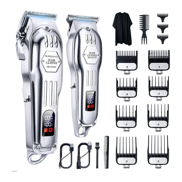 Kikido Professional Rechargeable Cordless Hair Trimmer Set