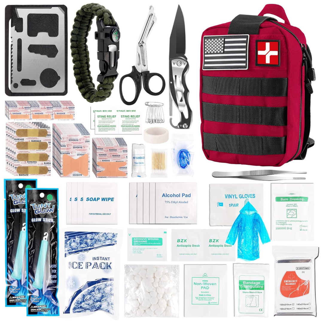 278-Pieces Dlmd First Aid Kid Emergency Medical Supply