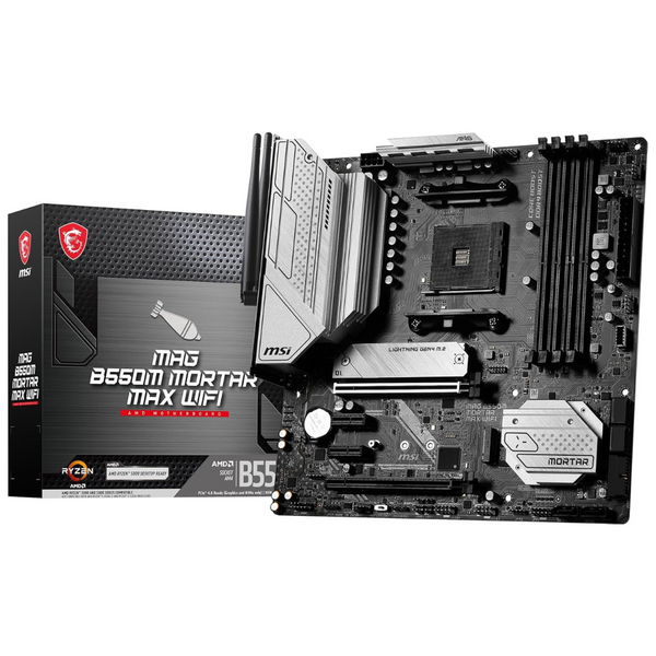 MSI MAG B550M Mortar MAX WiFi Gaming Motherboards