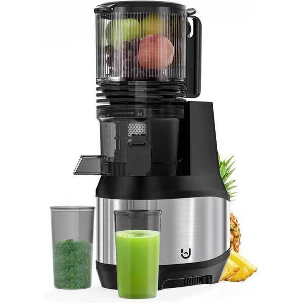 Emijok Large 350W Slow Masticating 6.2" Extra-Feeding Chute Juicer