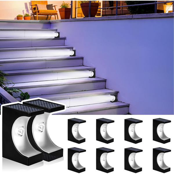 10-Pack IP65 waterproof Stylish and Modern Solar Step Lights