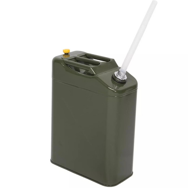 Portable 20L Liter Backup Steel Fuel Gas Tank (Army Green)