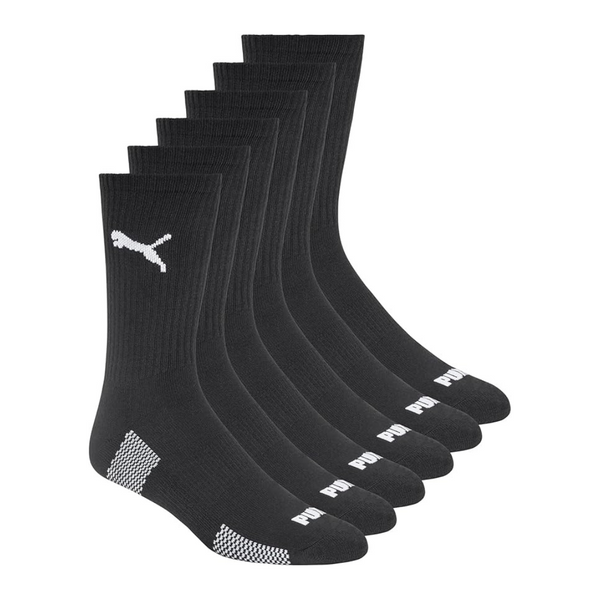 6-Pack PUMA Men's Crew Socks