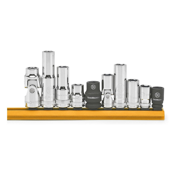 Gearwrench 10-Piece Single Size Socket Set