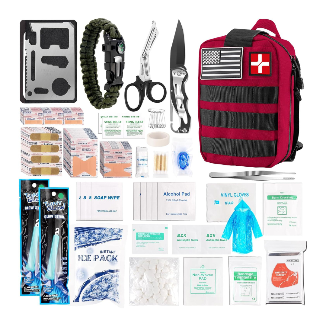 278-Pieces Dlmd First Aid Kid Emergency Medical Supply