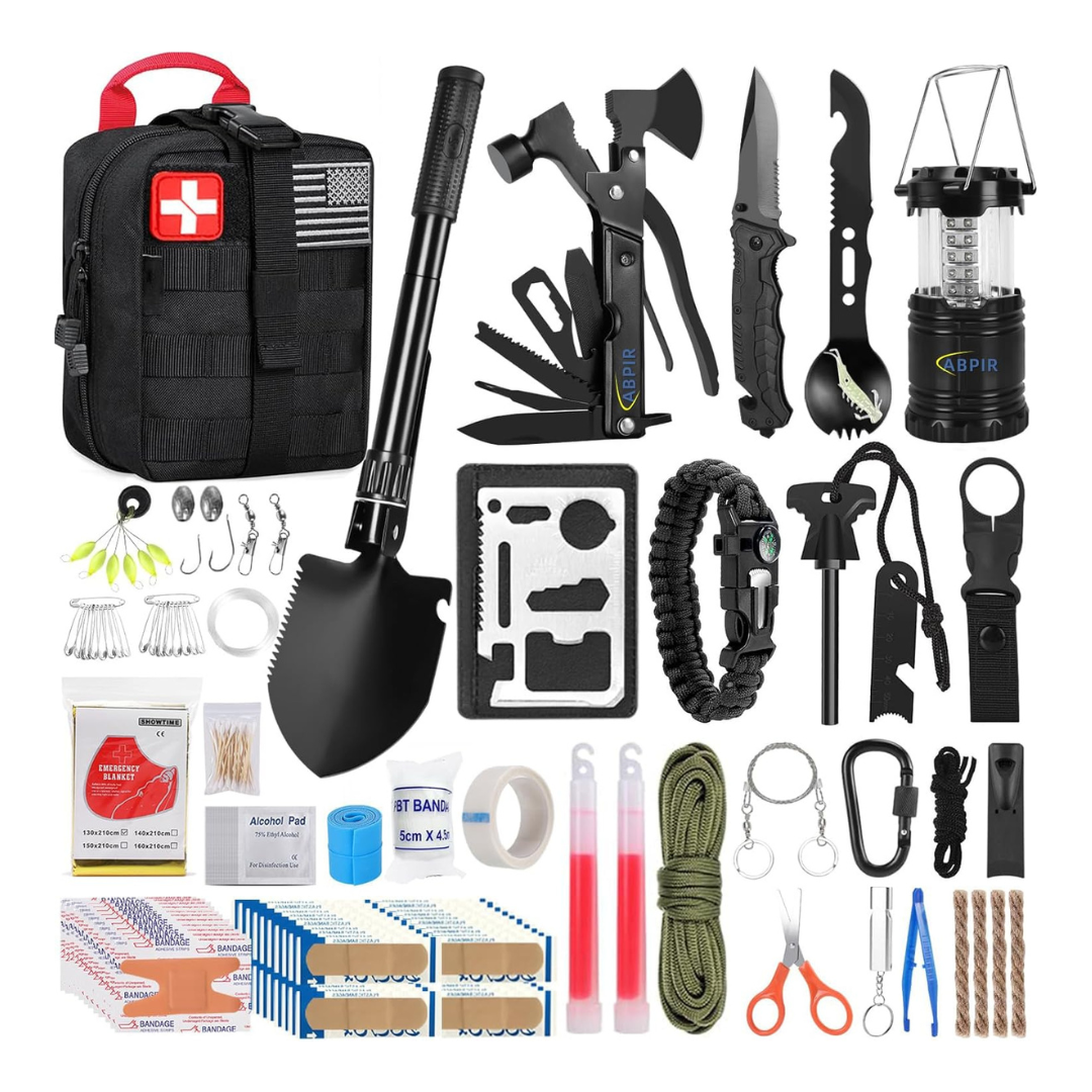 170-Piece Abpir Survival First Aid Kit/Trauma Kit