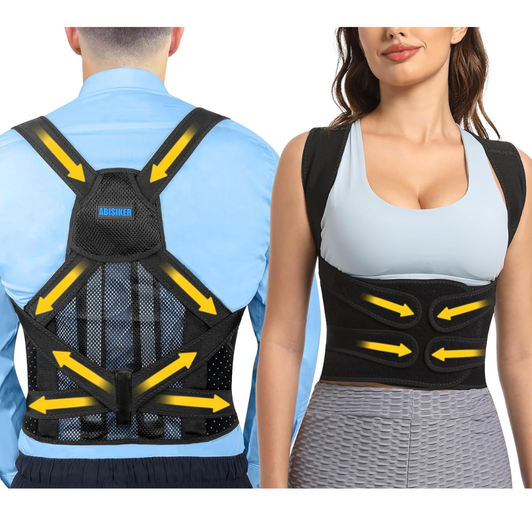 Adjustable Breathable And Porous Back Brace