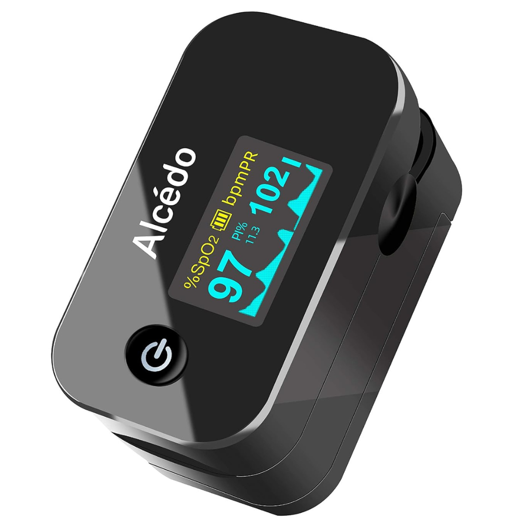 Alcedo Saturation Level & Heart Rate Monitor Fingertip Pulse Oximeter