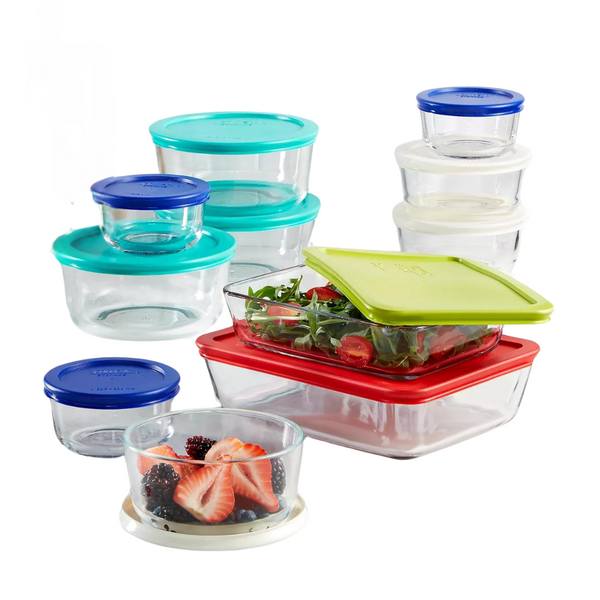 22-Piece Pyrex Food Storage Container Set