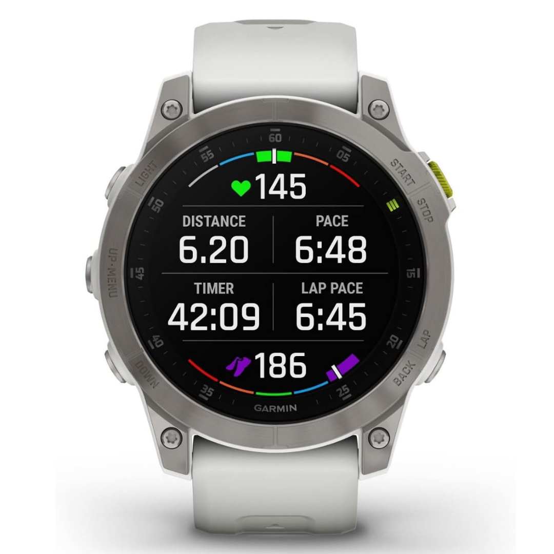 Garmin Epix Gen 2 Sapphire Edition 47Mm GPS Smartwatch (White Titanium)