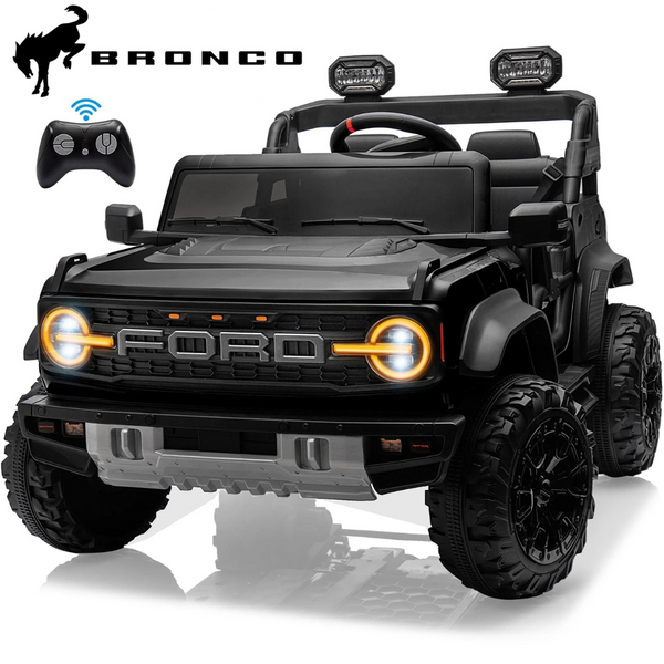 Kids Licensed Ford Bronco Raptor Powered Ride On Cars