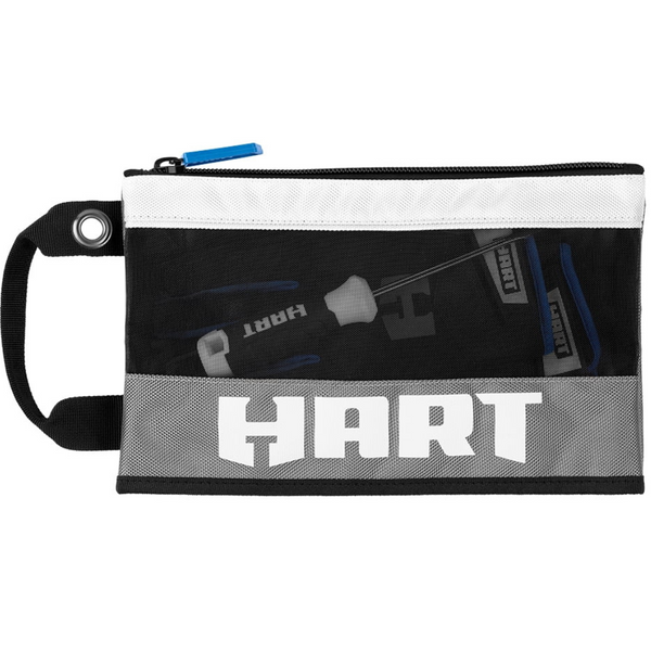 HART 12" Zipper Pouch With See-Through Window