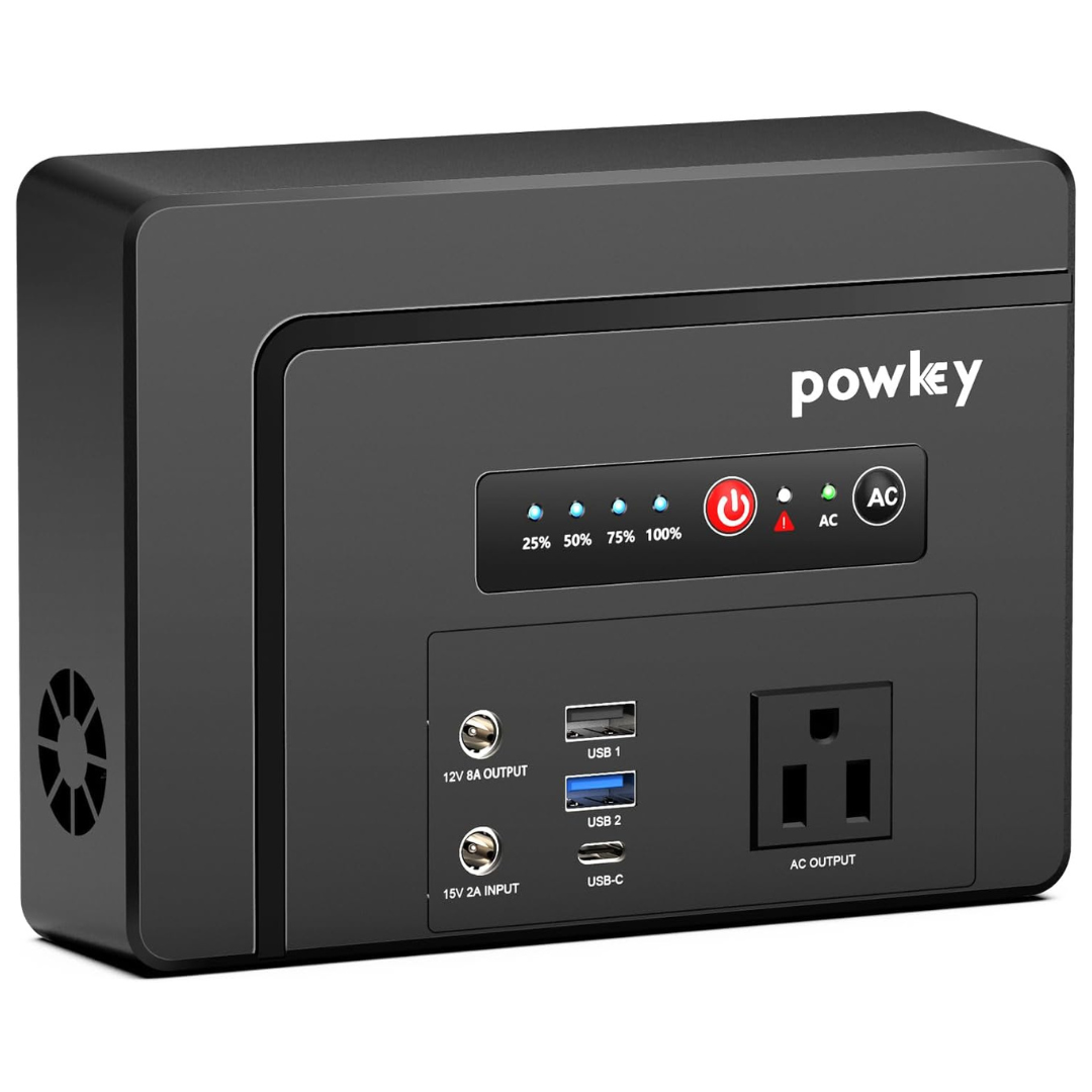 Powkey 100W 26400mAh Portable Power Station