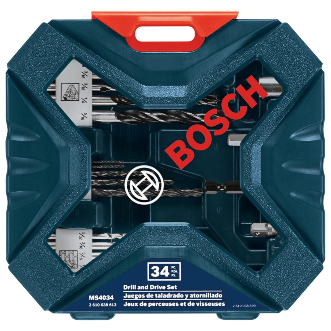 34-Piece Bosch MS4034 Drilling And Driving Bit Set