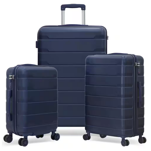 3-Piece Hikolayae TSA Compliant Nested Hardside Luggage Set