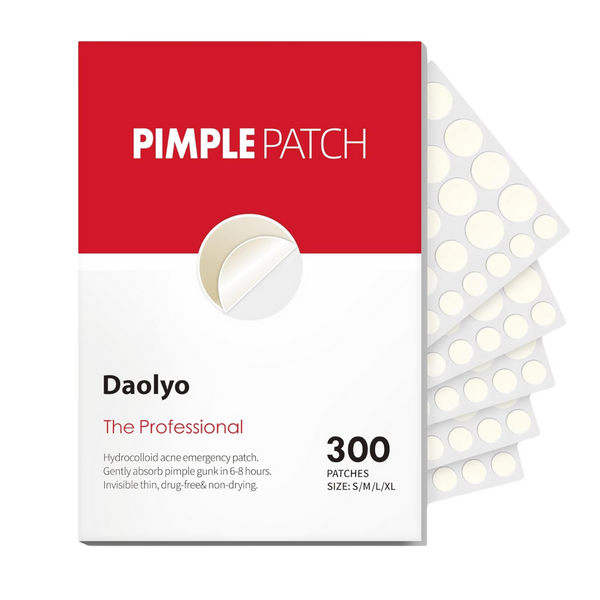 300-Count 4 Size Daolyo Pimple Patches For Face