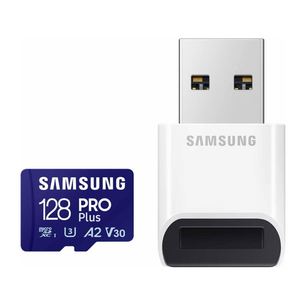 Samsung PRO Plus 128GB MicroSDXC Card + Reader