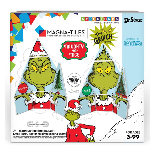 19-Piece Magna-Tiles Limited Edition The Grinch Magnetic Building Toys