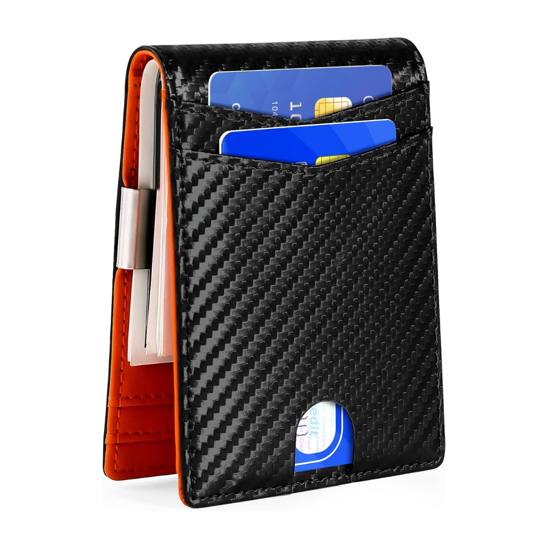 Ke'verso 12 Card Slots ID Window Slim Bifold Wallet For Men (2 Colors)