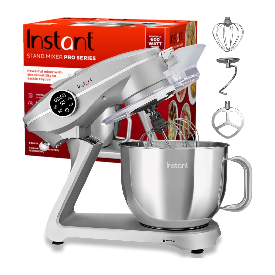 7.4-Qt Instant Pot 600W 10-Speed Stainless Steel Electric Stand Mixer Pro