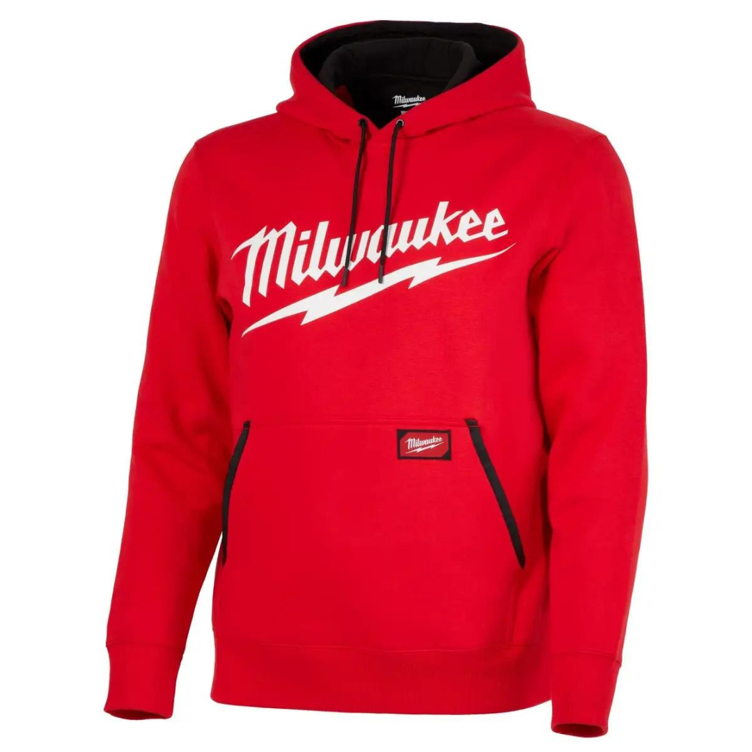 Milwaukee Men's X-Large Red Midweight Long-Sleeve Pullover Hoodie