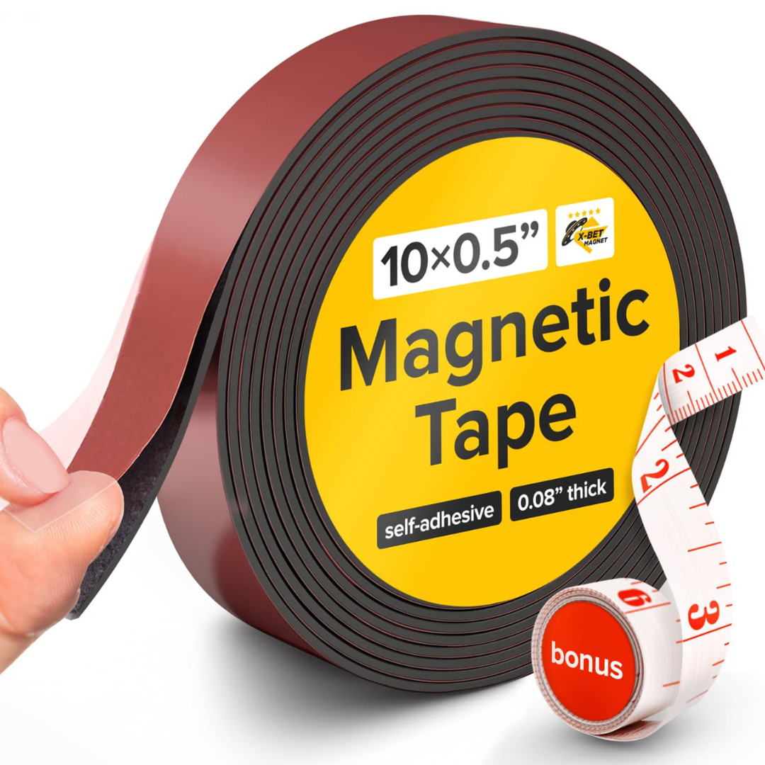 X-bet MAGNET Flexible Magnetic Tape (1/2 Inch x 10 Ft)