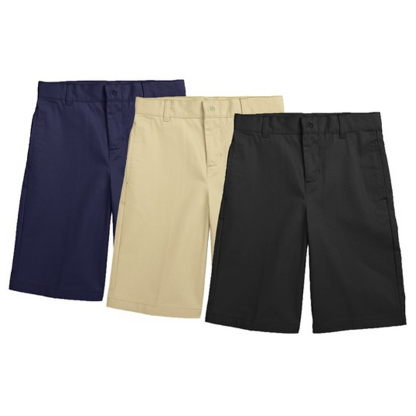 3-Pack Boy's Stretch Cotton Chino Shorts (Sizes, 4-20)