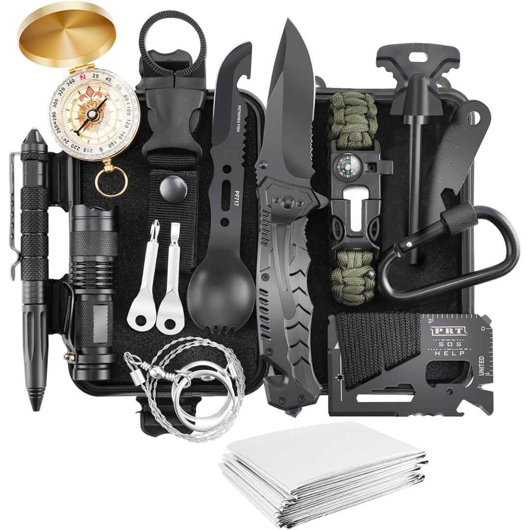 Verifygear 17-In-1 Emergency Survival Gear And Equipment Kit