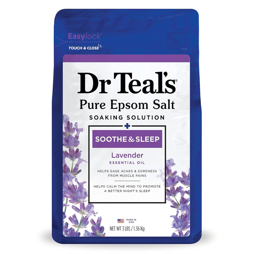 Dr Teal's Epsom Salt Soaking Solution 3Lbs