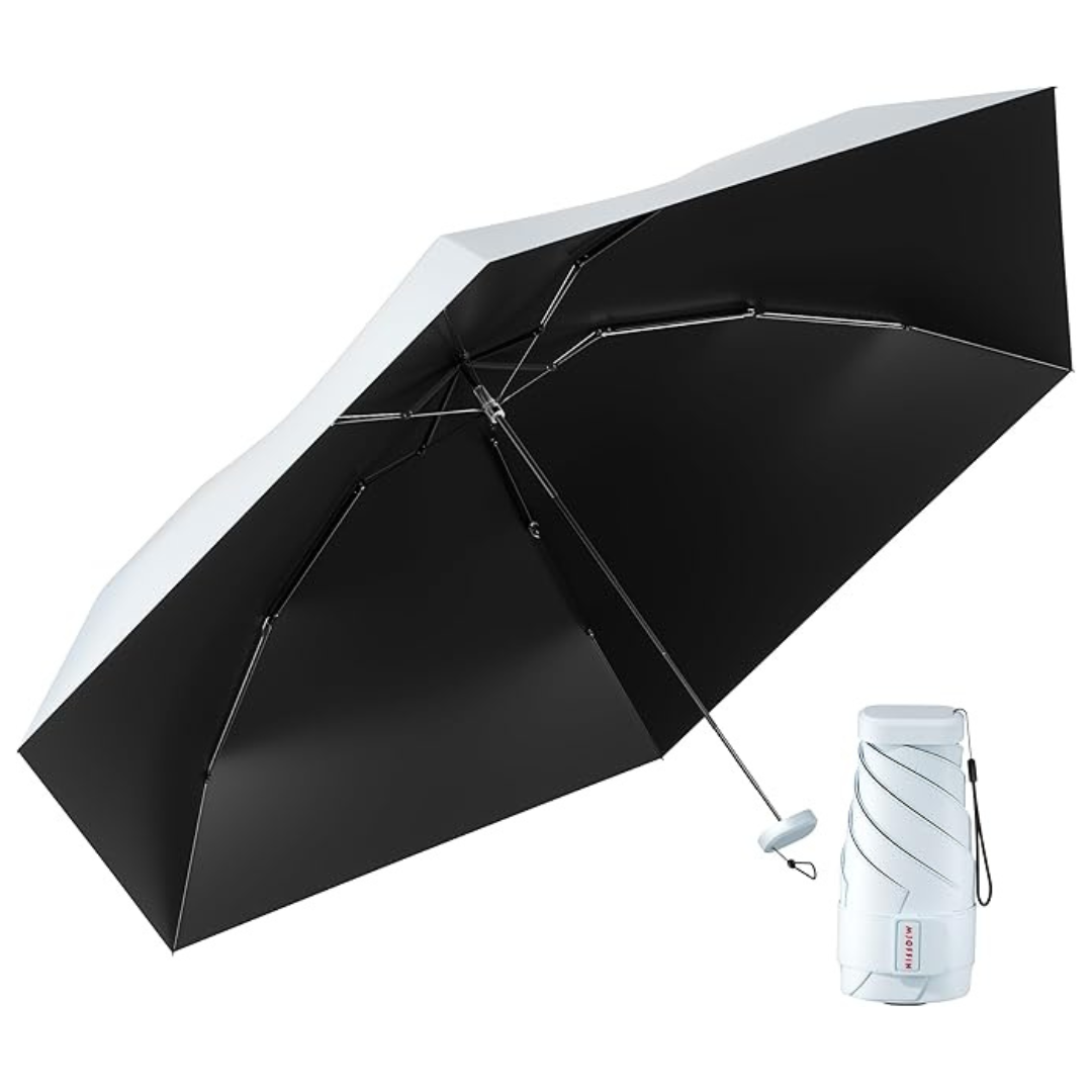 Travel Mini Small & Lightweight Sun UPF 50+ Compact Umbrella