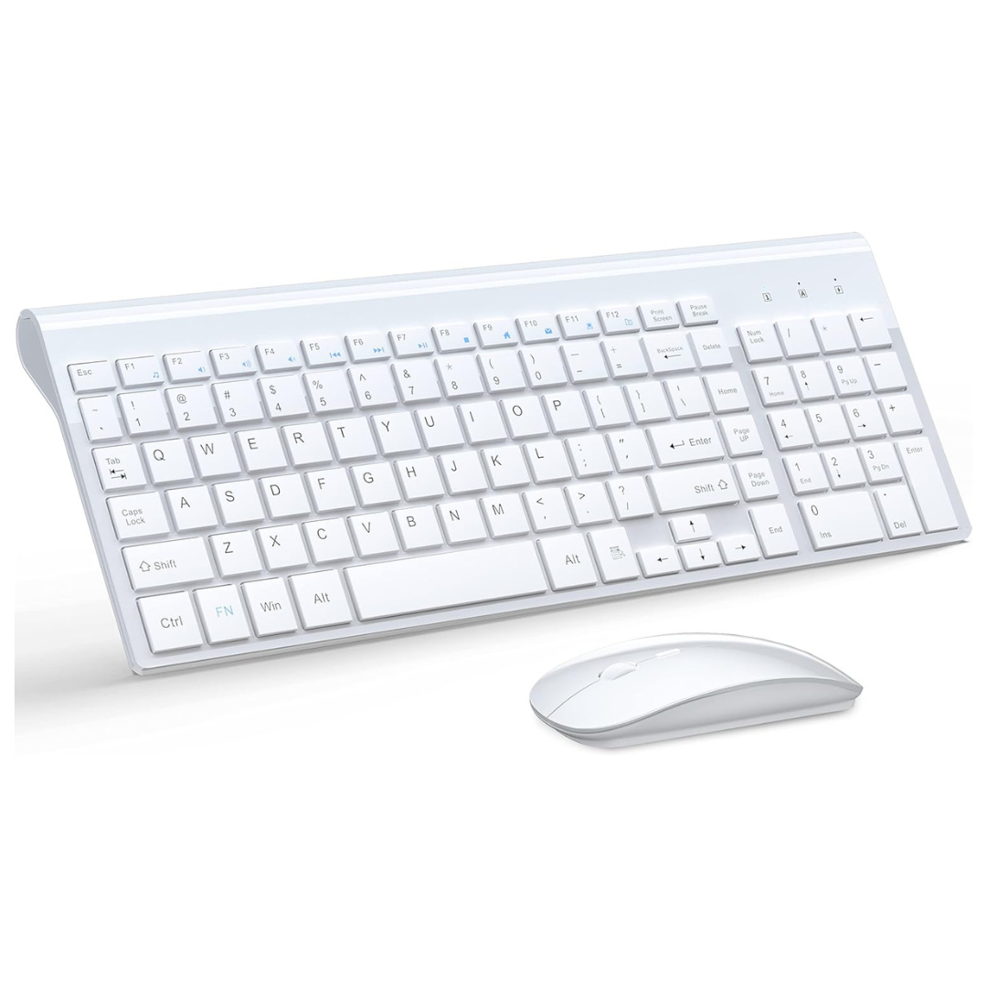 TopMate Wireless Keyboard and Mouse Ultra Slim Combo