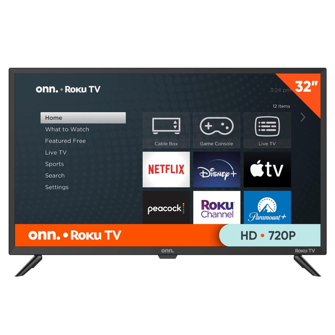 Onn. 100012589 32" 720p Smart LED Roku HDTV