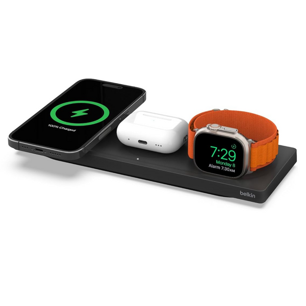 Belkin BOOST UP Charge Pro 3-in-1 Wireless Charging Pad with MagSafe