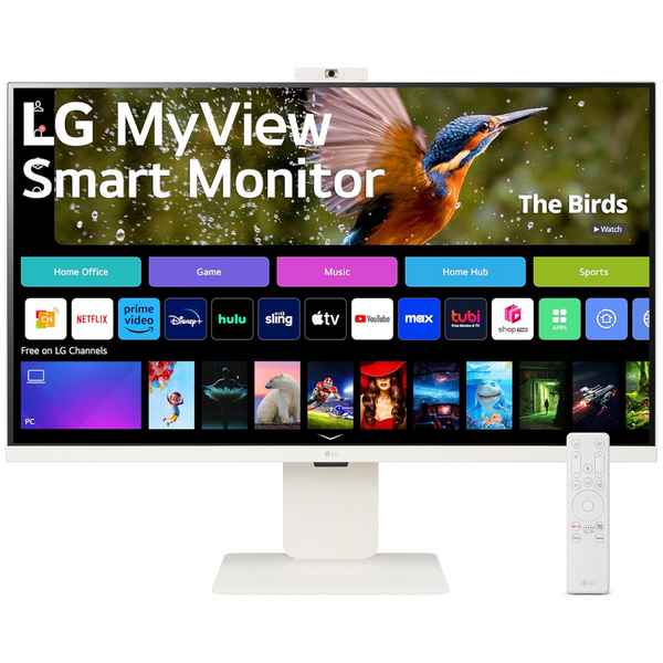 LG 32SR85U-W 32" 4K UHD IPS Smart Monitor