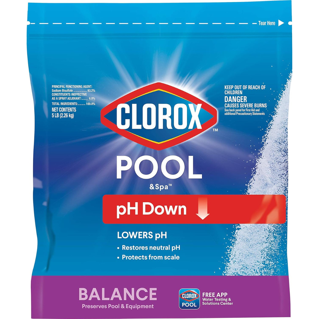 Clorox Pool&Spa Swimming Pool pH Down, 5LB