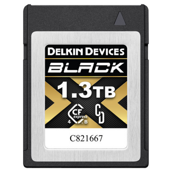 Delkin Devices 1.3TB BLACK 4.0 Cfexpress Type B Memory Card