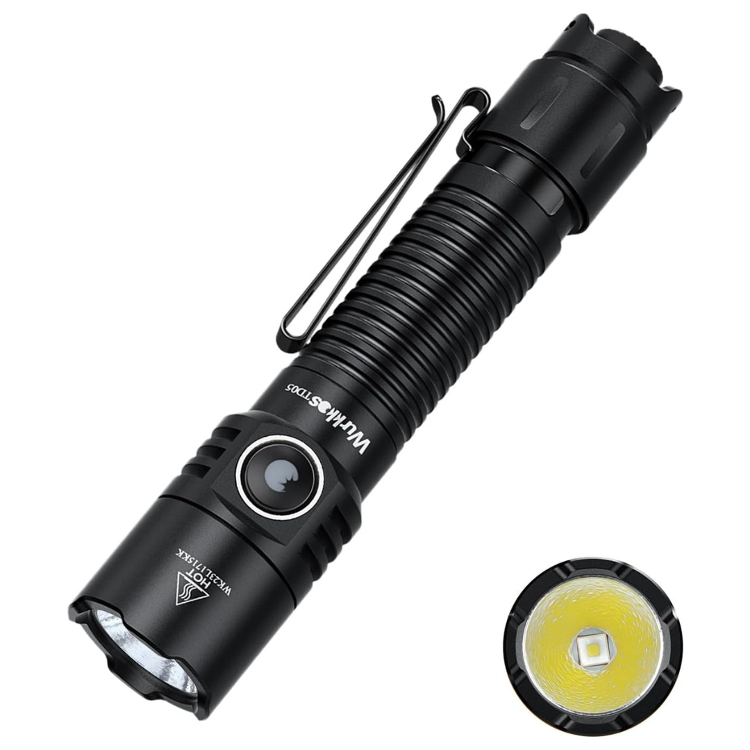 Wurkkos TD05 Rechargeable Max 1800Lumen Tactical Led Flashlight