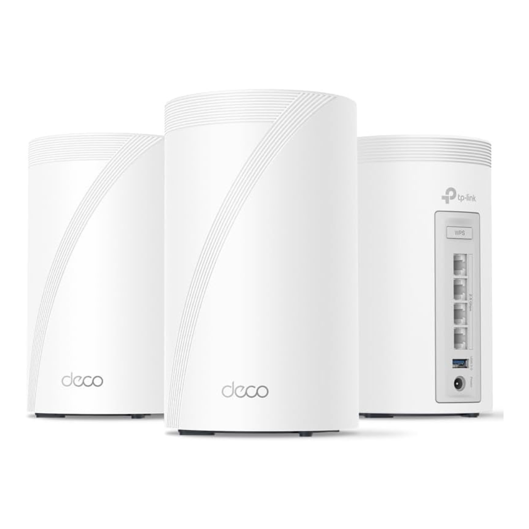 3-Pack TP-Link Deco BE63 Tri-Band WiFi 7 BE10000 Home Mesh System