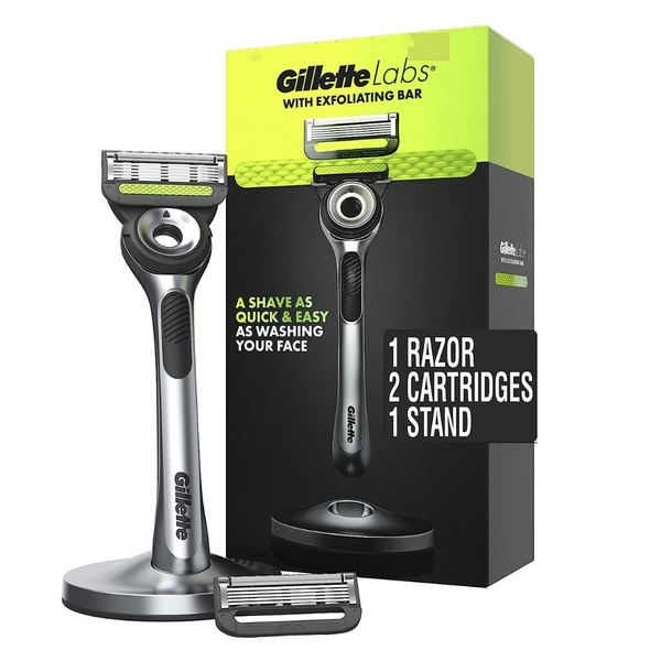 Gillette Labs Men's Razor Shaving Kit With Exfoliating Bar